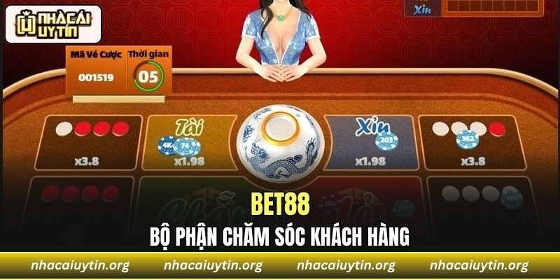 Bộ phận chăm sóc khách hàng tại Bet88 luôn sẵn sàng hỗ trợ hội viên