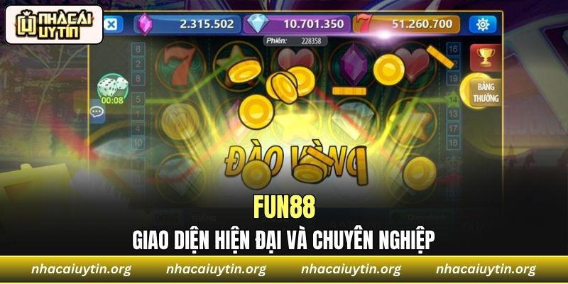 Giao diện hiện đại và chuyên nghiệp của nền tảng
